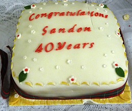 40th Anniversary cake